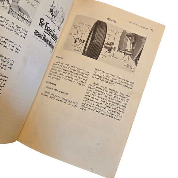 John Deere Operators Manual B BA FBB DFB DRA End Wheel Grain Drills Service Book - Picture 13 of 15